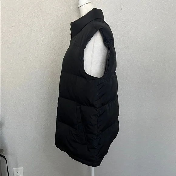 Lands End Down/Feather Puffer Vest Black Size XL - Picture 4 of 8
